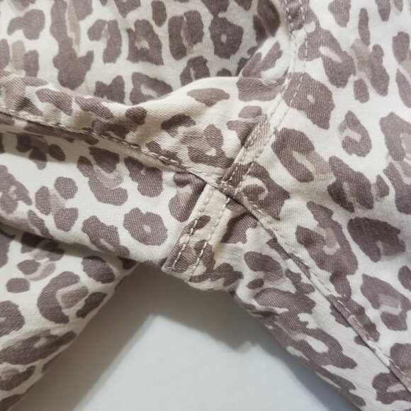 Nine West jeans 6 Gramercy Skinny Ankle leopard cheetah animal print denim - Picture 6 of 12
